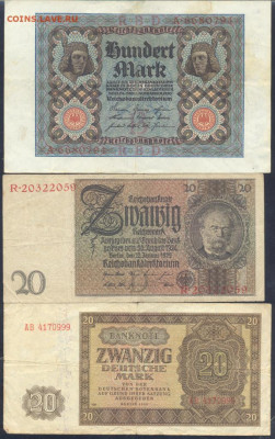 Германия   20 марок 1948 г.27.10.2025 г. 22 -00 МСК. - 1