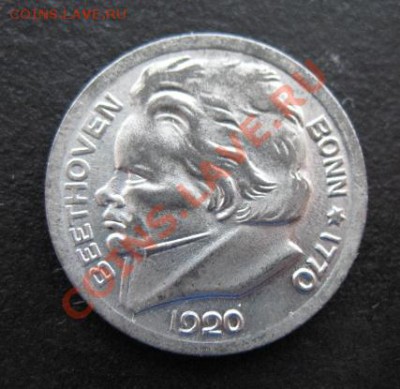 1920 г, город Бонн, 10 пфеннигов, до 28.02 в 21-00 мск - нотг 10 бонн а
