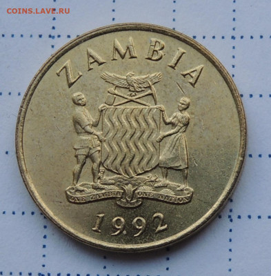 Замбия 1 квача 1992 №2 до 29.10.2025 - Замбия 1 квача 1992 .JPG