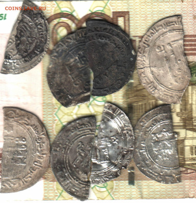 Лот булгарских куфических дирхемов, половинки и кусочки 37,0 - Изображение отсканировано 23_10_2025 в 15_23