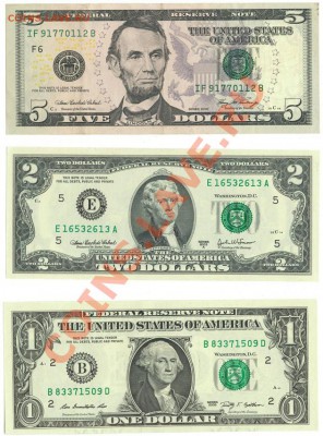 2 (два) доллара США 2003 A в состоянии пресс - 2$