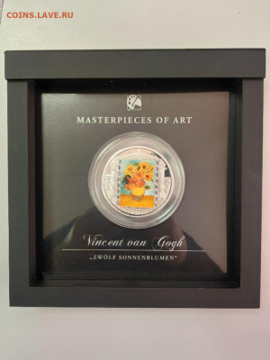 О-ва Кука 20дол 2010 Подсолнухи. Ван Гог Ag999, до 02.11 - Х 2010 Подсолнухи-4