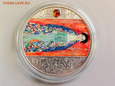 500фр 2024 Камерун Климт - Фройляйн Лизер, Ag999, до 02.11 - Ц Климт Фройляйн Лизер-1