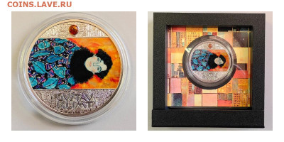 500фр 2024 Камерун Климт - Иоганна Штауде, Ag999, до 02.11 - Ц Климт Штрауде-0