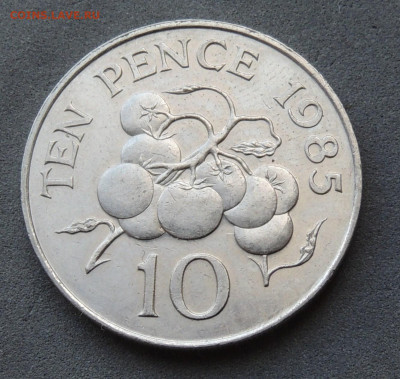 Гернси 10 пенсов 1985 №2 до 2.11.2025 - Гернси 10 пенсов 1985.JPG