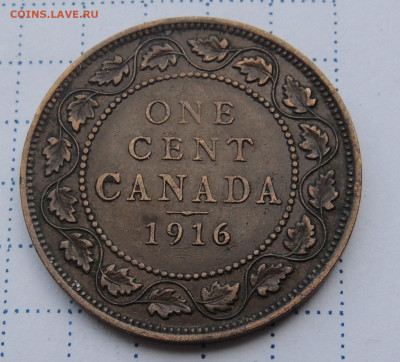 Канада 1 цент 1916 до 2.11.2025 - Канада 1 цент 1916.JPG