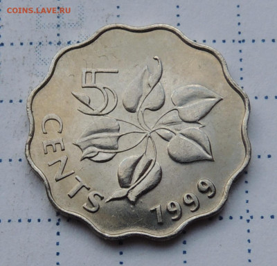 Свазиленд 5 центов 1999 до 2.11.2025 - Свазиленд 5 центов 99.JPG