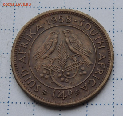ЮАР ¼ пенни 1958 до 2.11.2025 - ЮАР ¼ пенни 1958.JPG