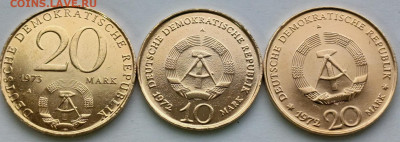 ГДР 10м. Бухенвальд, 20 м. В.Пик и О. Готвальд - 25м