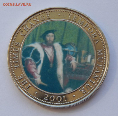 250 шиллингов 2001 года. Сомали. Ганс Гольбейн, Послы - DSCN9274.JPG