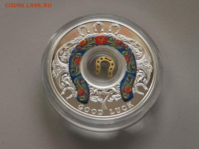 500 франков 2016 Камерун - Подкова на удачу, Ag999, до 03.11 - Ю Подкова-2