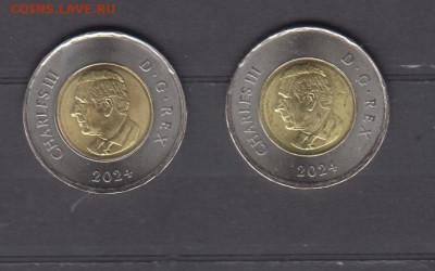 Канада 2024  2 $ 100 лет ВВС ( 2 монеты) до 02 11 - 93