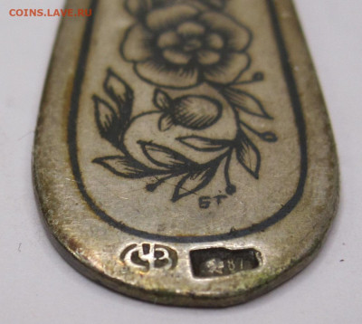 Ложка Северная Чернь Серебро 875 Штихель Авторская до 29.10 - 036.JPG