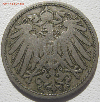  Империя 10 пфеннигов 1898 A до 31.10. - IMG_4401.JPG