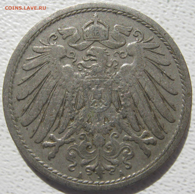  Империя 10 пфеннигов 1904 A до 31.10. - IMG_4421.JPG