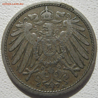  Империя 10 пфеннигов 1908 A до 31.10. - IMG_4439.JPG