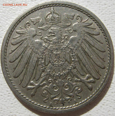  Империя 10 пфеннигов 1912 A до 31.10. - IMG_4461.JPG