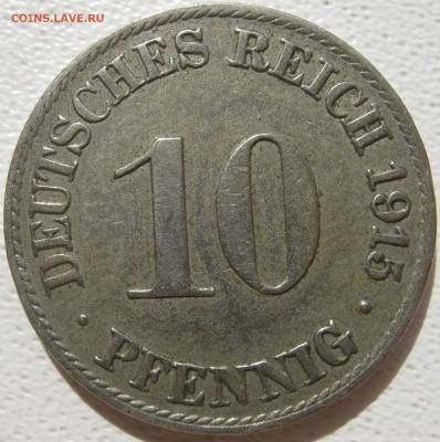  Империя 10 пфеннигов 1915 A до 31.10. - IMG_4494.JPG