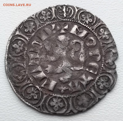 Фландрия, грош, Людовик Мальский, XIV век. Подлинность - DeWatermark.ai_1761714571920