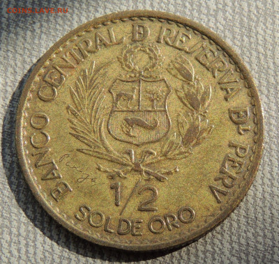 Перу ½ соль 1965 юбил. до 2.11.2025 - Перу ½ соль 400 лет мд.JPG