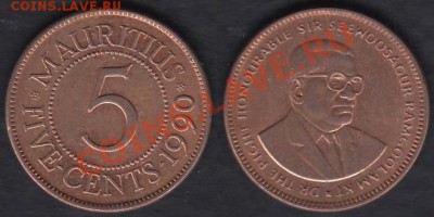 Мавритания 5 центов 1990 до 24.02.2012 22-00 - Мавритания 5 центов 1990