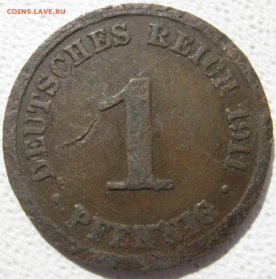  Империя 1 пфенниг 1911 J до 01.11. - IMG_4005.JPG