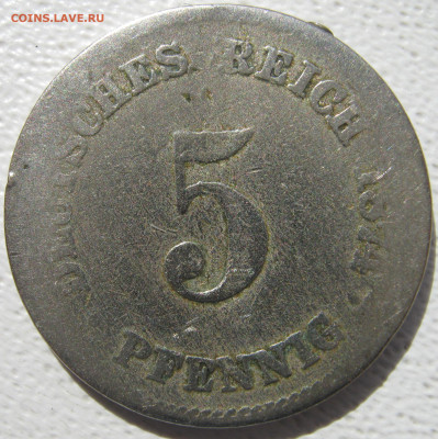  Империя 5 пфеннигов 1874 E до 01.11. - IMG_4099.JPG