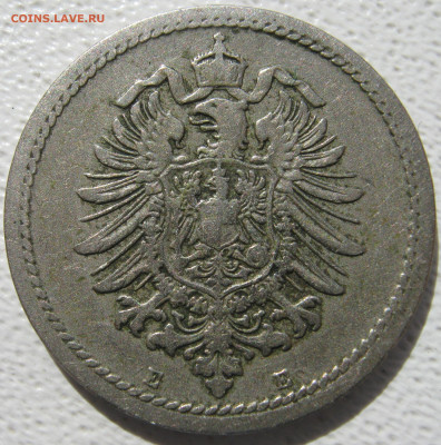  Империя 5 пфеннигов 1889 E до 01.11. - IMG_4129.JPG