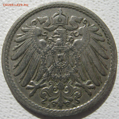  Империя	5 пфеннигов 1912 A до 01.11. - IMG_4201.JPG