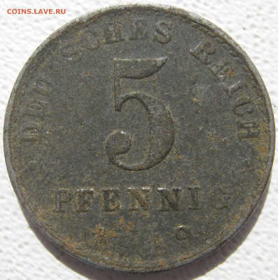  Империя 5 пфеннигов 1919 A до 01.11. - IMG_4303.JPG