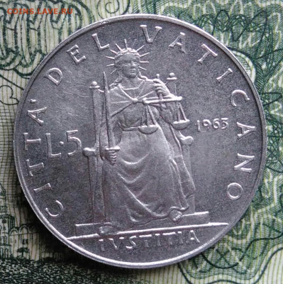 Ватикан 5 лир 1963 года до 03.11.2025 - IMG_20251029_183333