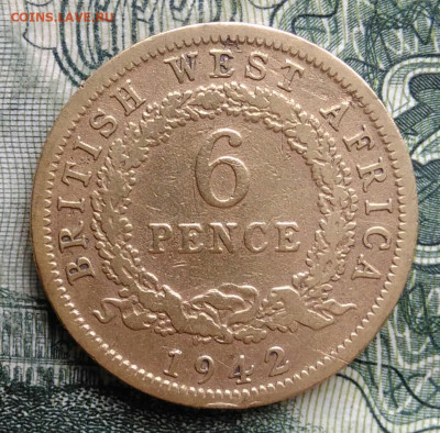 Британская Западная Африка 6 пенсов 1942 года до 03.11.2025 - IMG_20251029_170755