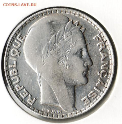 Франция 10 франков 1931 года	, до 05.11 - 2025.2.28-1