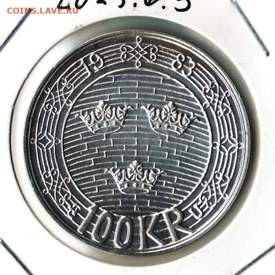 Швеция,  100 крон 1983 года, Парламент  , до 05.11 - 2025.6.3-2