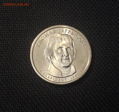 1 доллар 2007 года Джефферсон 3-й президент США До 05.11 - 20250421_211253