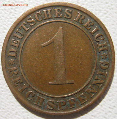 Веймар 1 рейхспфенниг 1924 J до 02.11. - IMG_4660.JPG