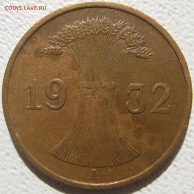  Веймар 1 рейхспфенниг 1932 A до 02.11. - IMG_4755.JPG