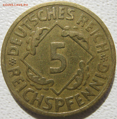  Веймар 5 рейхспфеннигов 1930 A до 02.11. - IMG_4864.JPG