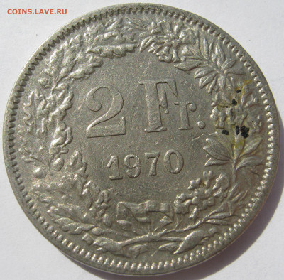 Швейцария 2 франка 1970 Гельвеция до 02.11. - IMG_2953.JPG