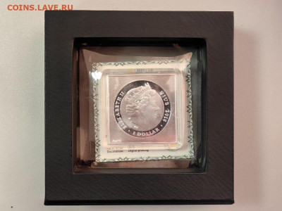 1 доллар 2018 Ниуэ. Рафаэль Санти. Ангелы, Ag999, до 06.11 - Ю Ангелы Сикстинской-4