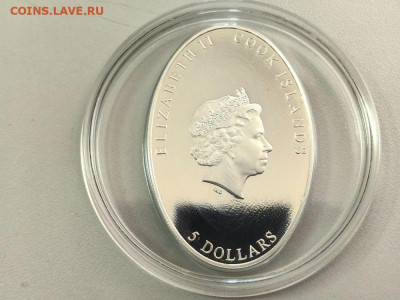 5дол 2012 О-ва Кука, Караваджо. Любовь побеждает все, Ag925 - Ю Караваджо Любовь-4