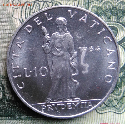 Ватикан 10 лир 1964 года до 03.11.2025 - IMG_20251030_223611