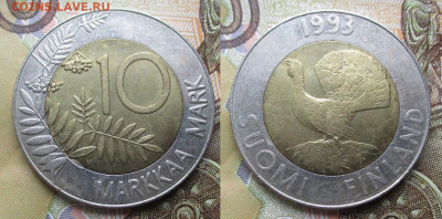 Финляндия 10 марок 1993  до 07-11-25 в 22:00 - Финляндия 10 марок 1993    250-ак5-15137