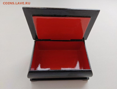 Шкатулка лаковая миниатюра - 414