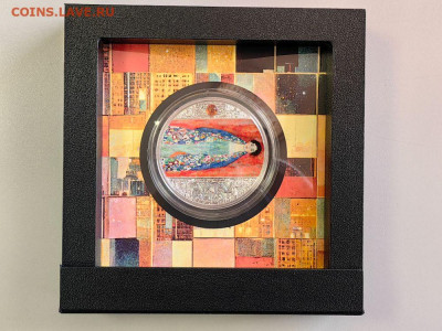 500фр 2024 Камерун Климт - Фройляйн Лизер, Ag999, до 09.11 - Ц Климт Фройляйн Лизер-3