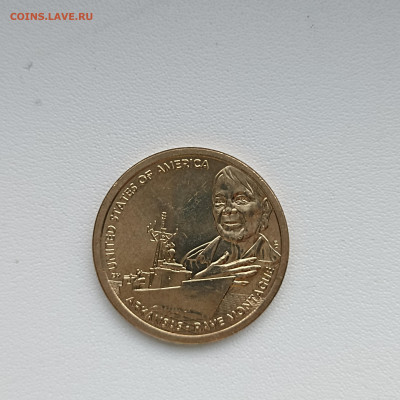 1 доллар 	 Арканзас  Рэй Монтегю - 1762149108829