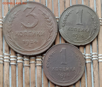 3,1 Копейки 1924 г. окон. 10.11.2025 г. 22-00 МСК. - 11
