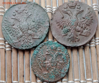 Денга,полушка 1749-50 г. окон. 10.11.2025 г. 22-00 МСК. - 2222222222