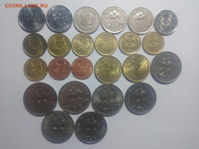 24 монеты Малайзии и Сингапура до 09.11.2025 22-00 мск - Малайзия 1