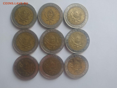 ФИКС Монеты Аргентины 1 песо до 09.11.2025 22-00 мск - Аргентина погодовка 1 песо 2